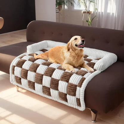 Plush Thickened Warm Pet Bed