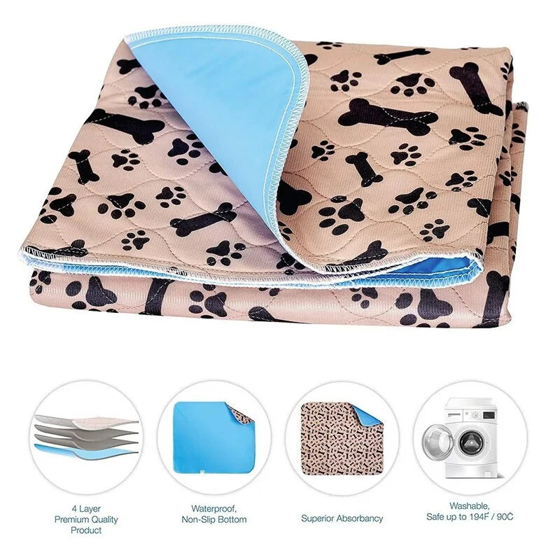 Reusable Dog Bed Mats Dog Urine Pad